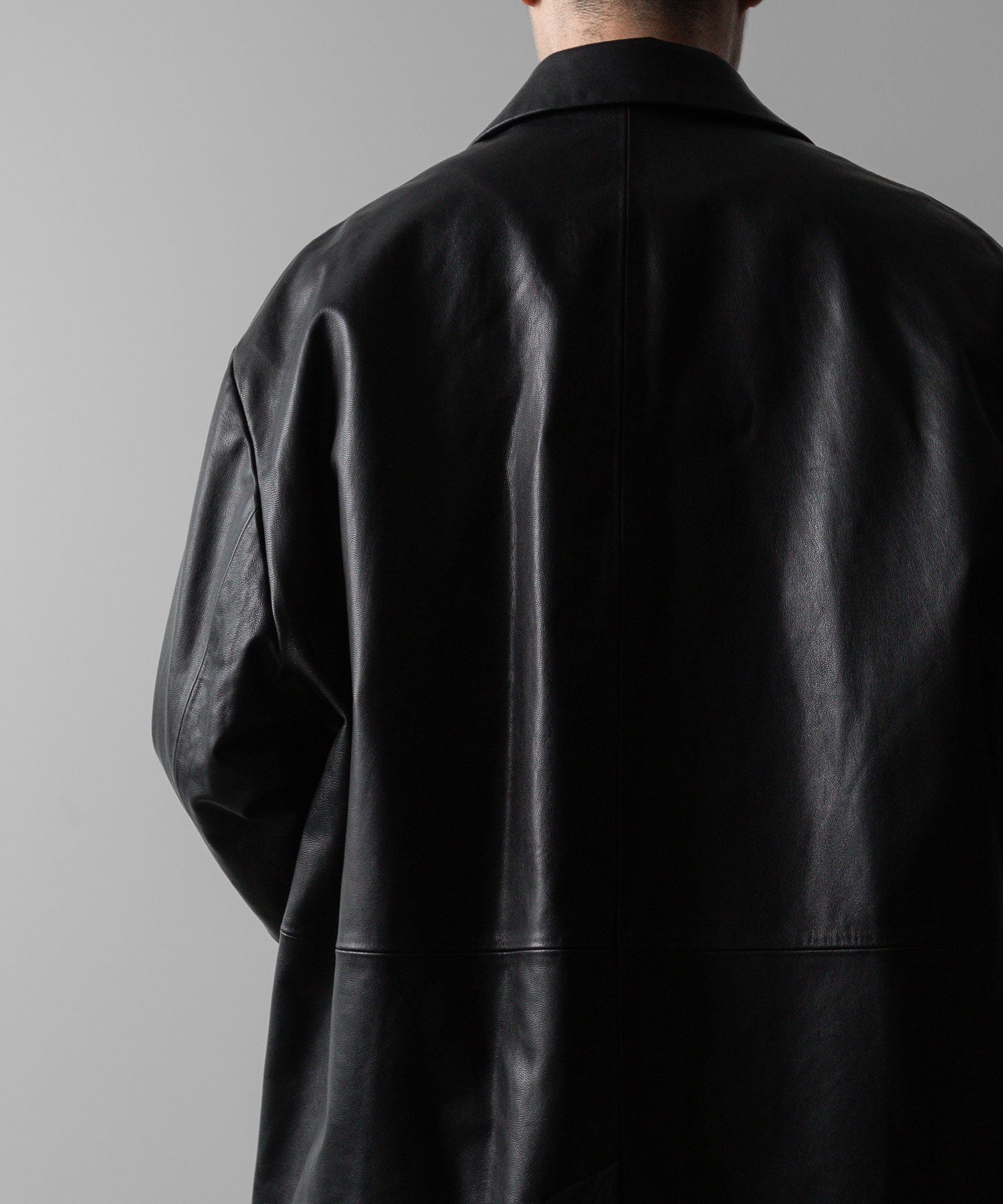 ssstein(シュタイン)の24AWコレクション LEATHER DOUBLE BRESTED JACKET - BLACK 公式通販サイトsession福岡セレクトショップ