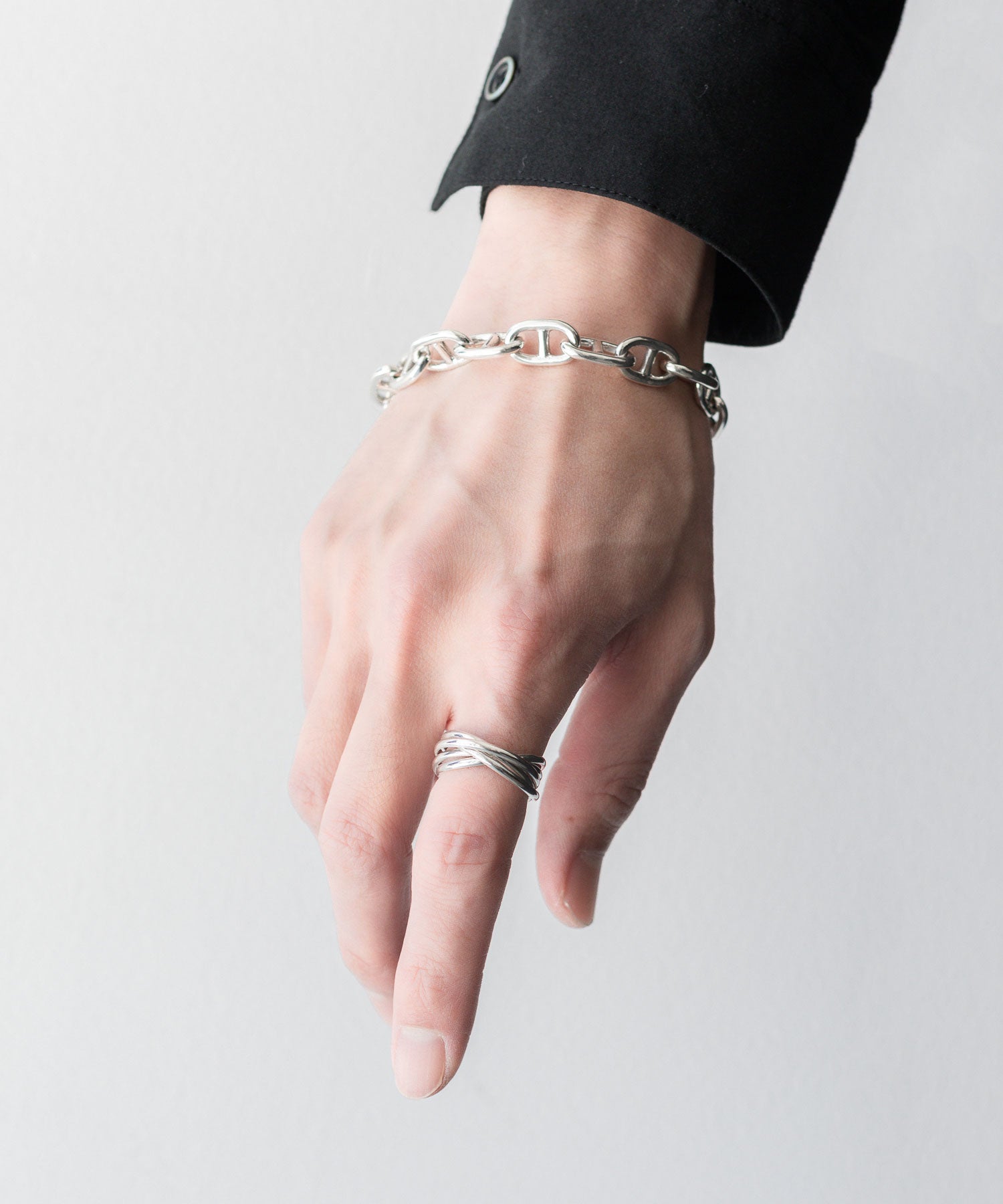 【INTÉRIM】TAXCO SILVER FIVE LINK RING - SILVER