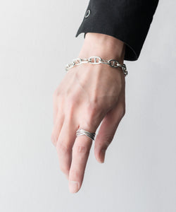 【INTÉRIM】TAXCO SILVER FIVE LINK RING - SILVER