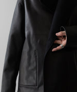 画像をギャラリービューアに読み込む, ssstein(シュタイン)の24AWコレクション BONDED LEATHER SHORT JACKET - BLACK × BLACK 公式通販サイトsession福岡セレクトショップ
