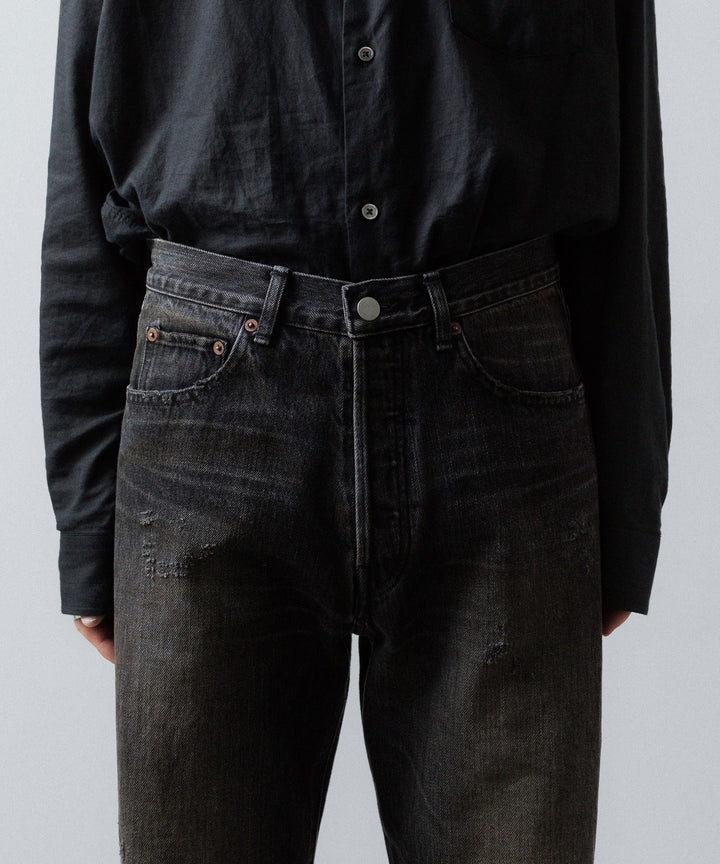 ssstein(シュタイン)のFLARE DENIM JEANS - BLACKの公式通販サイトsession福岡セレクトショップ