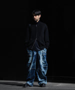 画像をギャラリービューアに読み込む, ANTHEM A アンセムエー BULKY WOOL KNIT ZIP BLOUSONのBLACK 公式通販サイトsession福岡セレクトショップ
