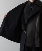 画像をギャラリービューアに読み込む, ssstein(シュタイン)の24AWコレクション BONDED LEATHER SHORT JACKET - BLACK × BLACK 公式通販サイトsession福岡セレクトショップ
