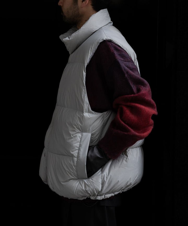 【stein】DOWN PADDED VEST - OFF GREY