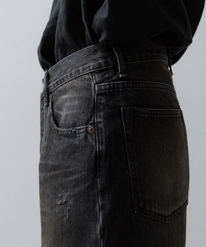 ssstein(シュタイン)のFLARE DENIM JEANS - BLACKの公式通販サイトsession福岡セレクトショップ