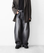 画像をギャラリービューアに読み込む, ssstein(シュタイン)のDEFORMATION WIDE DENIM PANTS - BLACKの公式通販サイトsession福岡セレクトショップ
