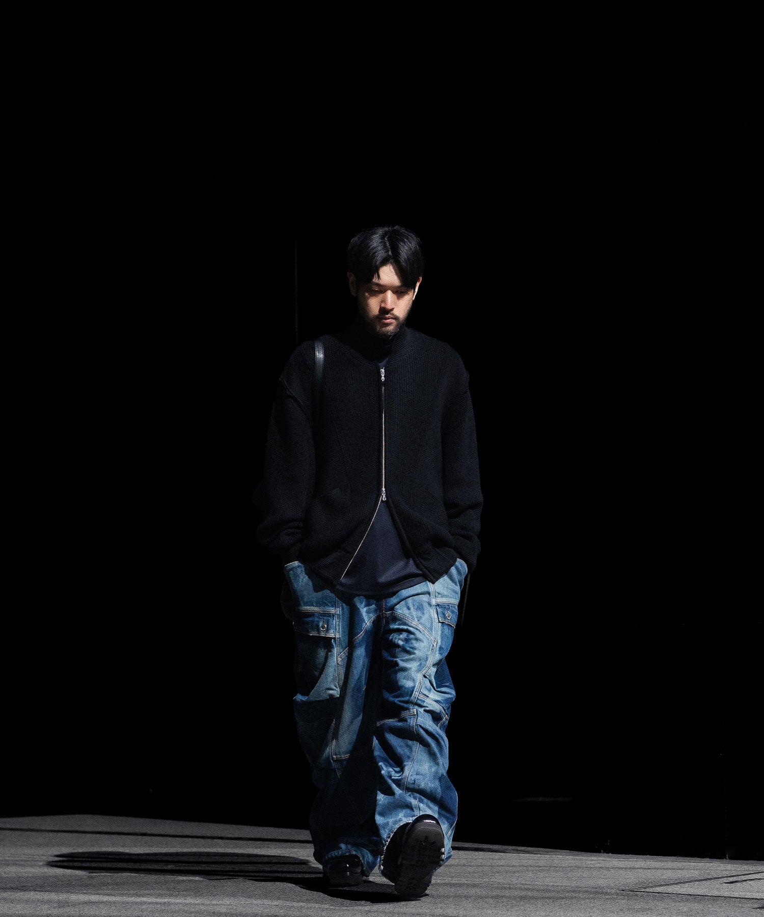 SUBLATIONS サブレーションズのDENIM BANANA CUTTING PANTSのUSED INDIGO 公式通販サイトsession福岡セレクトショップ