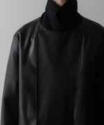 画像をギャラリービューアに読み込む, ssstein(シュタイン)の24AWコレクション BONDED LEATHER SHORT JACKET - BLACK × BLACK 公式通販サイトsession福岡セレクトショップ
