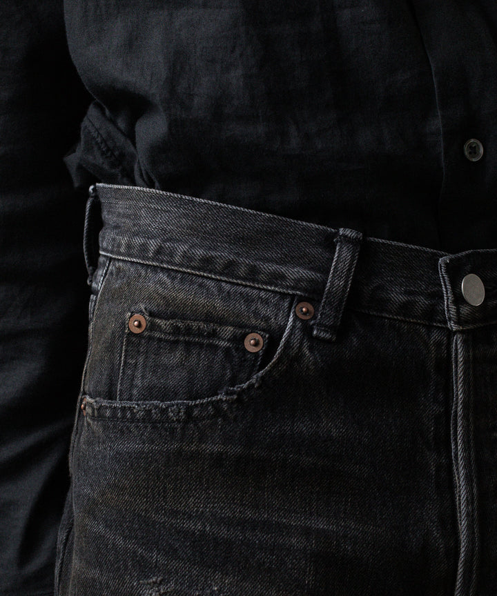 ssstein(シュタイン)のFLARE DENIM JEANS - BLACKの公式通販サイトsession福岡セレクトショップ