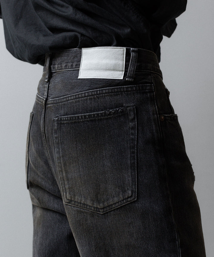 ssstein(シュタイン)のFLARE DENIM JEANS - BLACKの公式通販サイトsession福岡セレクトショップ