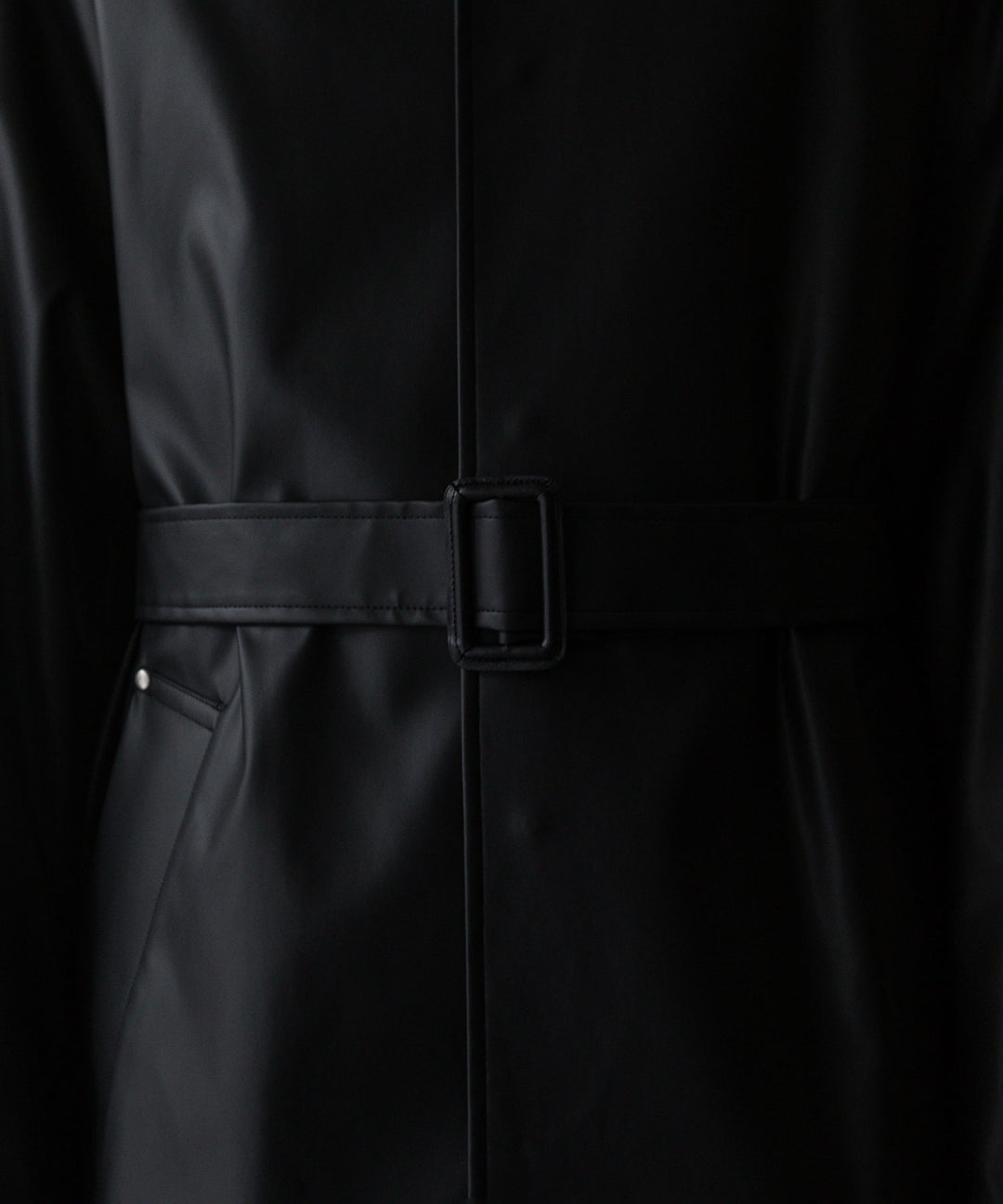 stein(シュタイン)の24SSコレクションOVERSIZED BALMACAAN COATのBLACK(COATING)