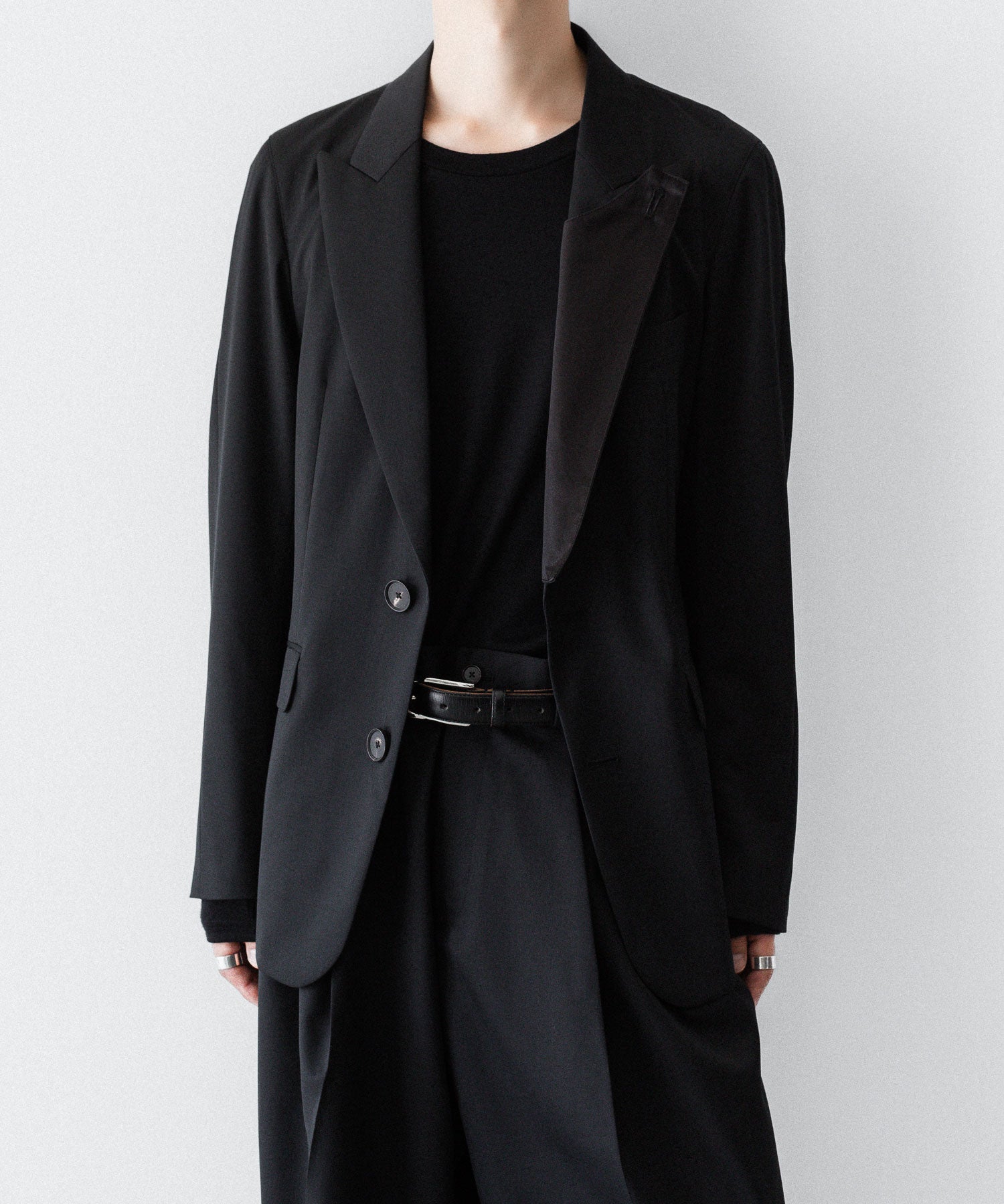 SUBLATIONS サブレーションズのSUPER140 SINGLE BREASTED JACKETのBLACK 公式通販サイトsession福岡セレクトショップ