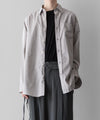 【INTÉRIM】120/2 SUPIMA HIGH COUNT BROAD VINTAGE DRESS WORK SHIRT - GRAY
