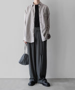 画像をギャラリービューアに読み込む, ATTACHMENT アタッチメント LIMITEDのSORIBIA TWILL BELTED WIDE TROUSERS - D.GRAYの公式通販サイトsession福岡セレクトショップ
