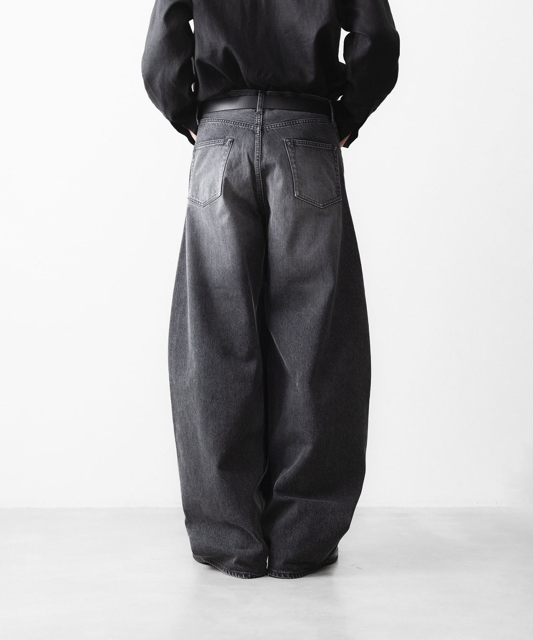 ssstein(シュタイン)のDEFORMATION WIDE DENIM PANTS - BLACKの公式通販サイトsession福岡セレクトショップ