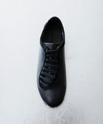 画像をギャラリービューアに読み込む, 【 SINE &amp; COSINE 】JOHAN / SNEAKER VIBRAM ZEGAMA - WASHED COW / BRUSHED SUEDE BLACK
