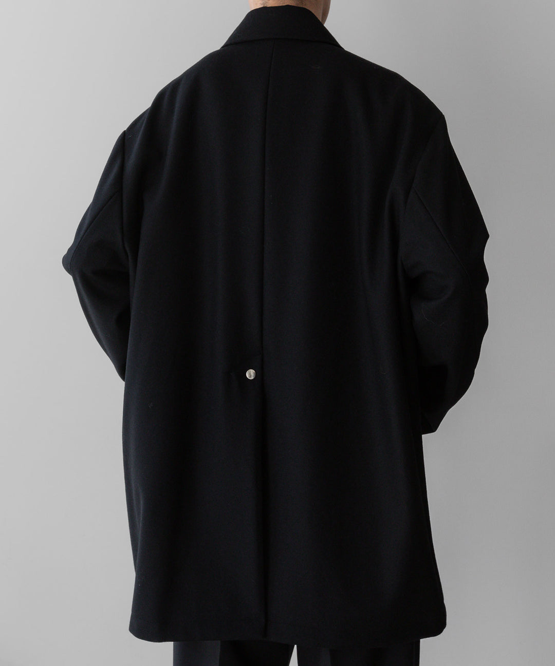 stein(シュタイン)の23AWコレクションLEATHER FLY FRONT LONG JACKETのBLACK 公式通販サイトsession福岡セレクトショップ