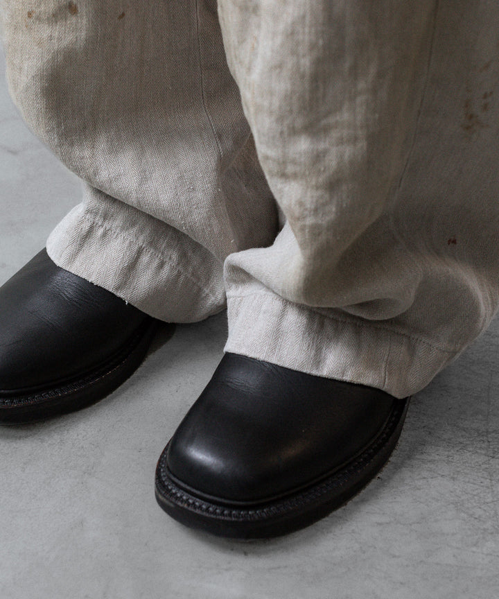 ssstein(シュタイン)のHEAVY LINEN HERRINGBONE WIDE EASY TROUSERS - NATURALの公式通販サイトsession福岡セレクトショップ