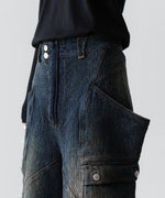 画像をギャラリービューアに読み込む, SUBLATIONS サブレーションズのSASHIKO BANANA CUTTING PANTSのSASHIKO INDIGO 公式通販サイトsession福岡セレクトショップ
