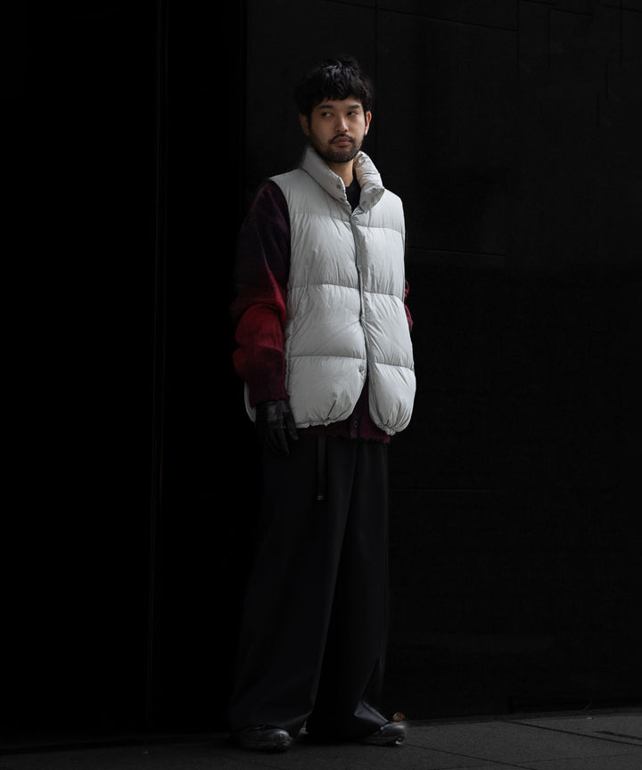 【stein】DOWN PADDED VEST - OFF GREY