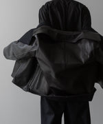 画像をギャラリービューアに読み込む, ssstein(シュタイン)の24AWコレクション BONDED LEATHER SHORT JACKET - BLACK × BLACK 公式通販サイトsession福岡セレクトショップ
