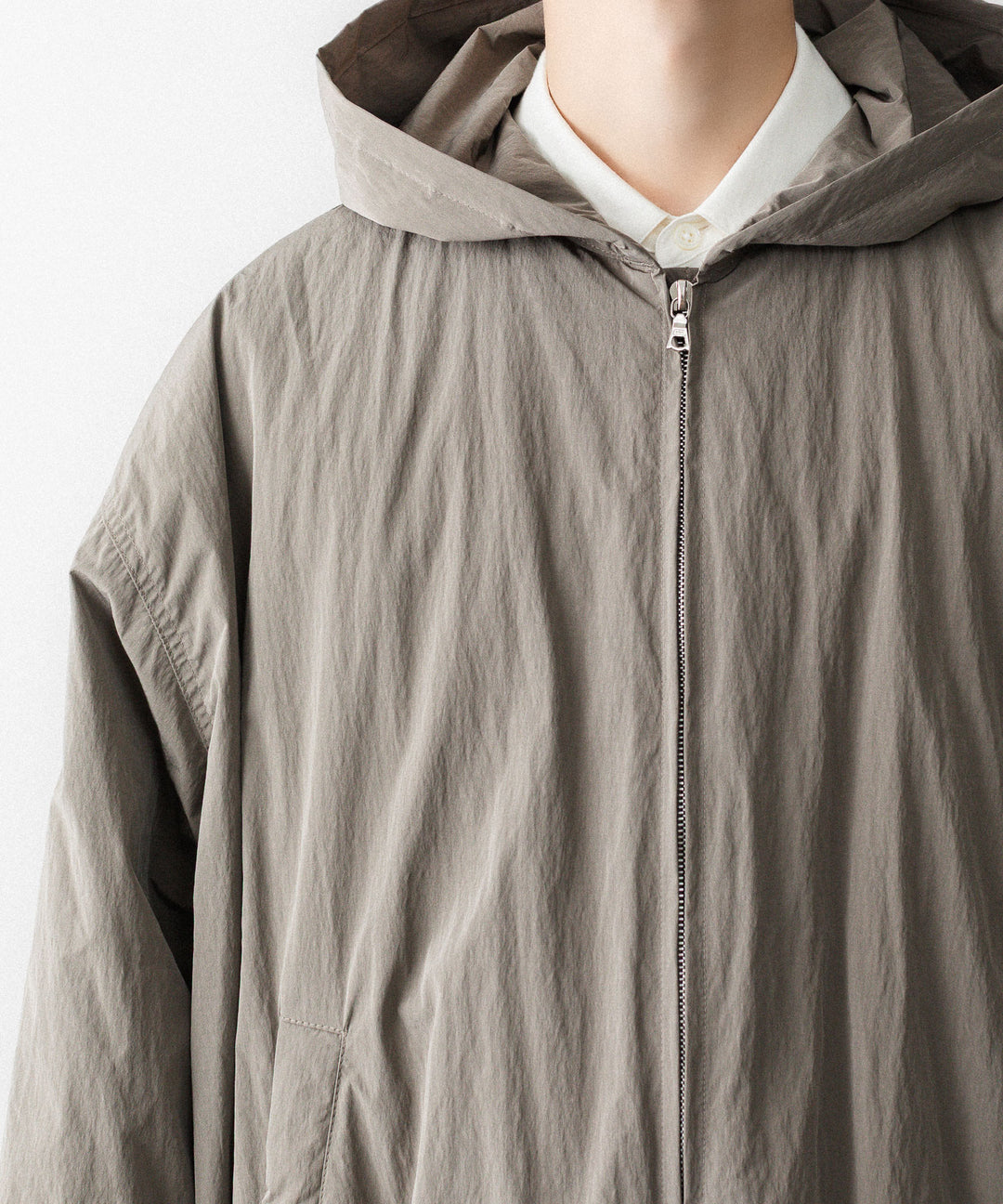 ssstein(シュタイン)のWINDPROOF NYLON PADDED HOOD JACKET - TAUPEの公式通販サイトsession福岡セレクトショップ