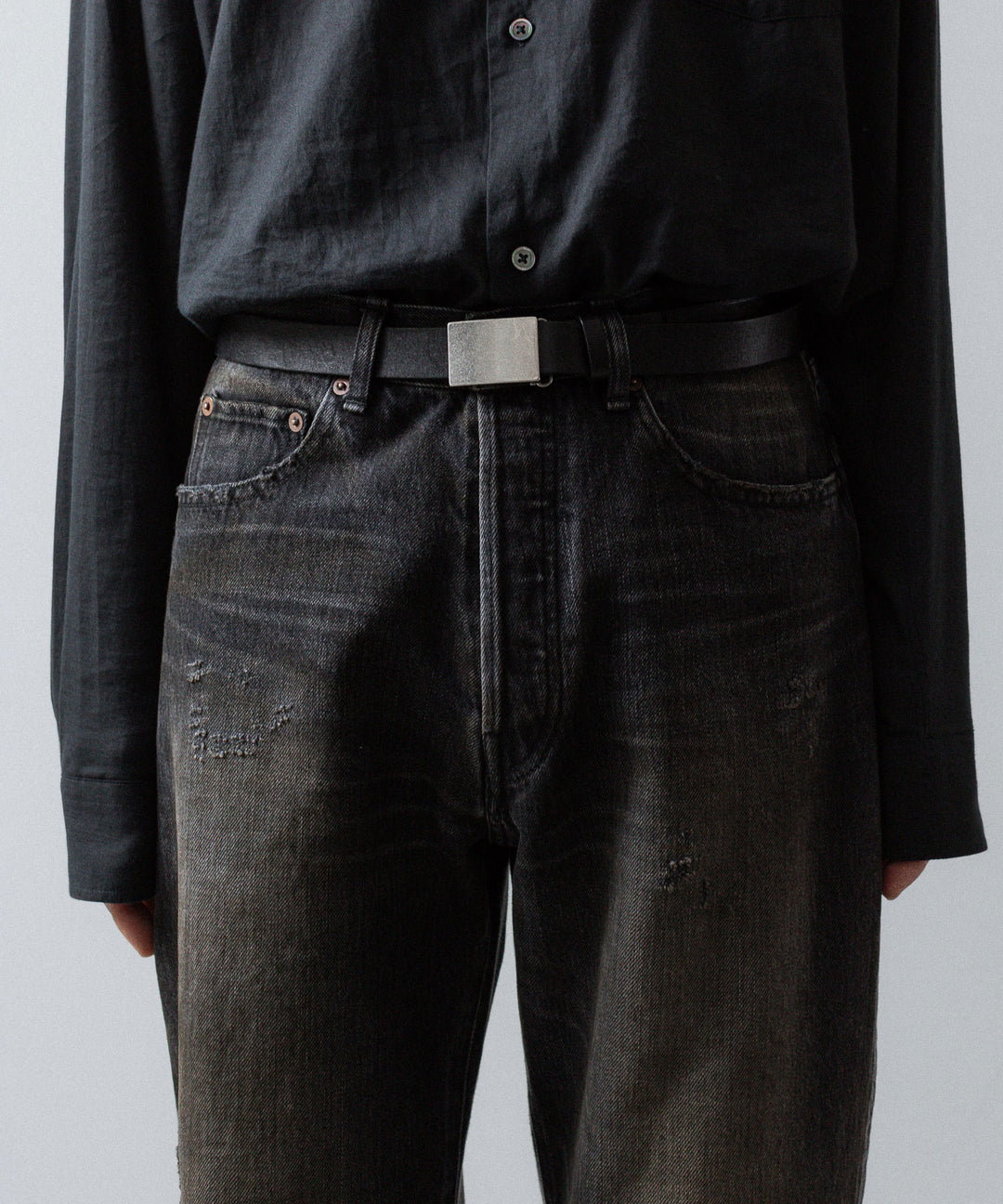 ssstein(シュタイン)のFLARE DENIM JEANS - BLACKの公式通販サイトsession福岡セレクトショップ