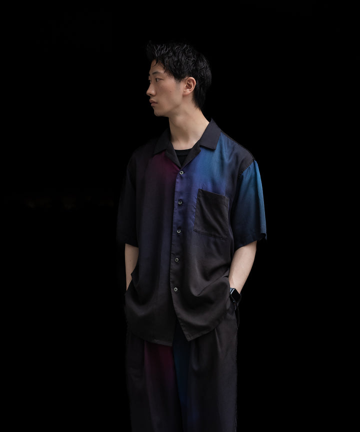 ssstein stein(シュタイン)の24SSコレクションOVERSIZED TENCEL OPEN COLLAR SS SHIRTのGRADATION公式通販サイトsession福岡セレクトショップ