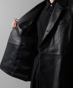 画像をギャラリービューアに読み込む, ssstein(シュタイン)の24AWコレクション LEATHER DOUBLE BRESTED JACKET - BLACK 公式通販サイトsession福岡セレクトショップ
