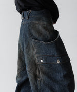 画像をギャラリービューアに読み込む, SUBLATIONS サブレーションズのSASHIKO BANANA CUTTING PANTSのSASHIKO INDIGO 公式通販サイトsession福岡セレクトショップ
