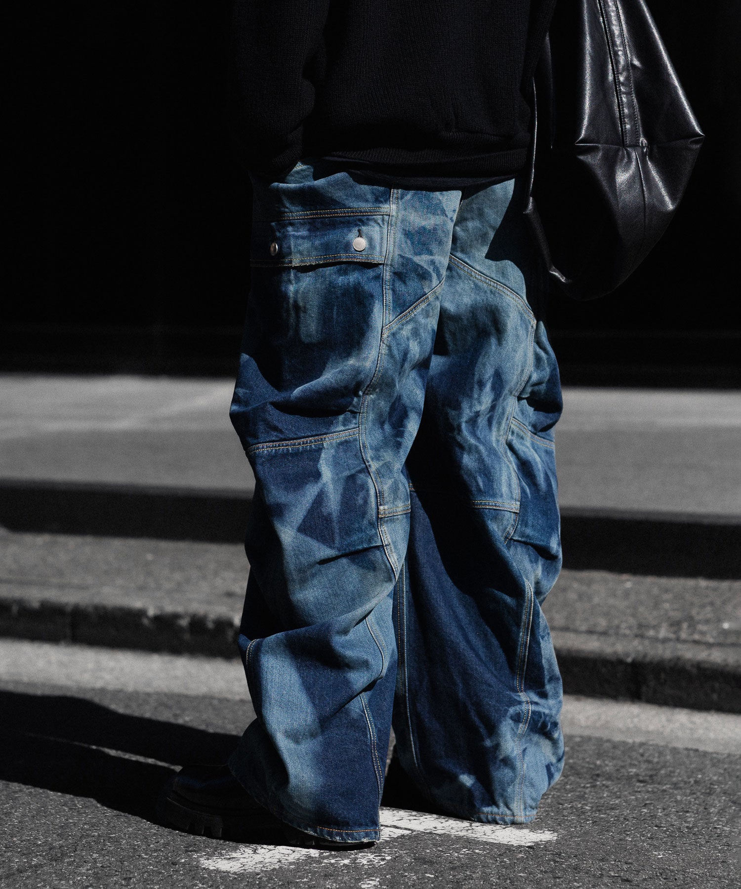 SUBLATIONS サブレーションズのDENIM BANANA CUTTING PANTSのUSED INDIGO 公式通販サイトsession福岡セレクトショップ