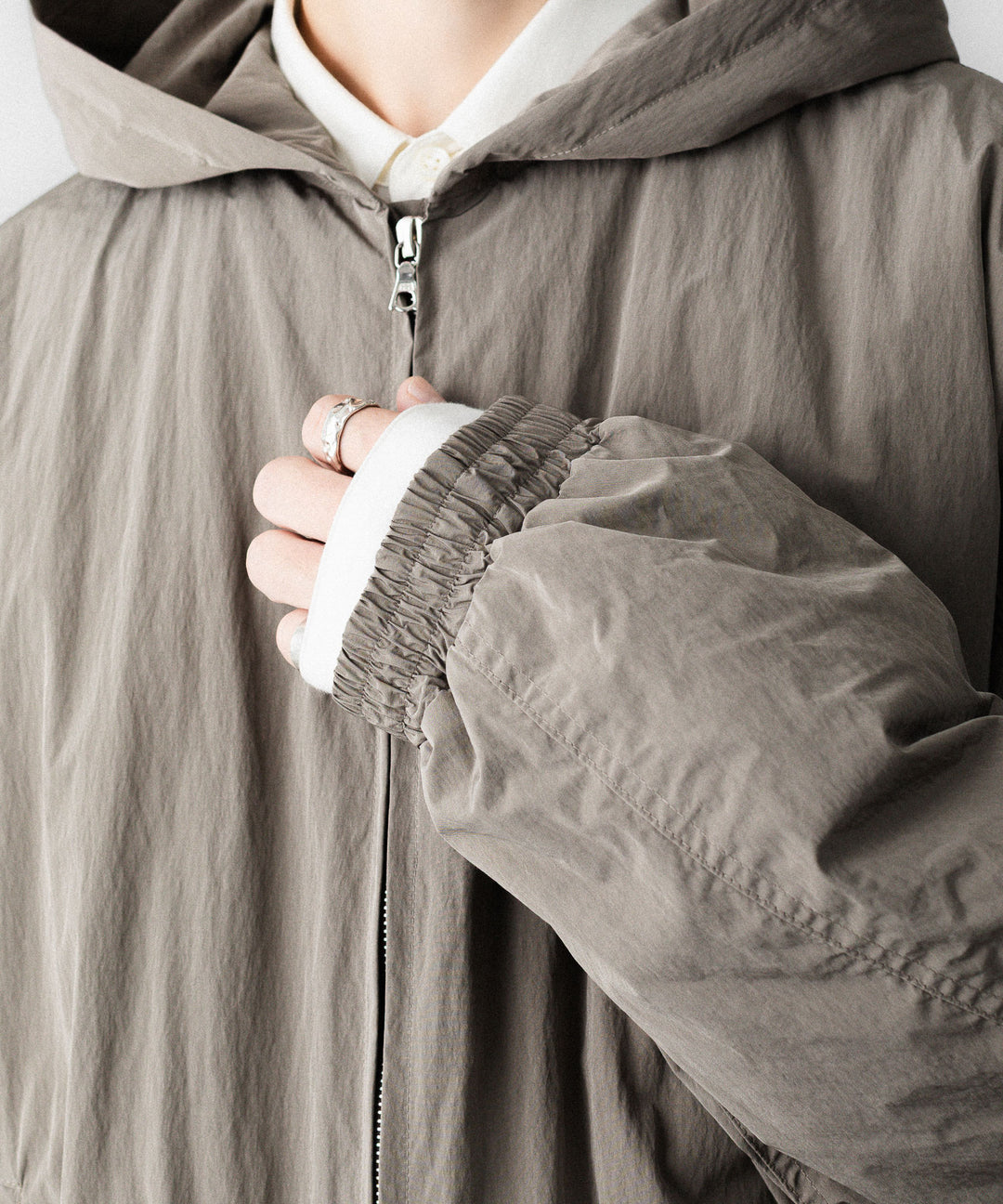 ssstein(シュタイン)のWINDPROOF NYLON PADDED HOOD JACKET - TAUPEの公式通販サイトsession福岡セレクトショップ