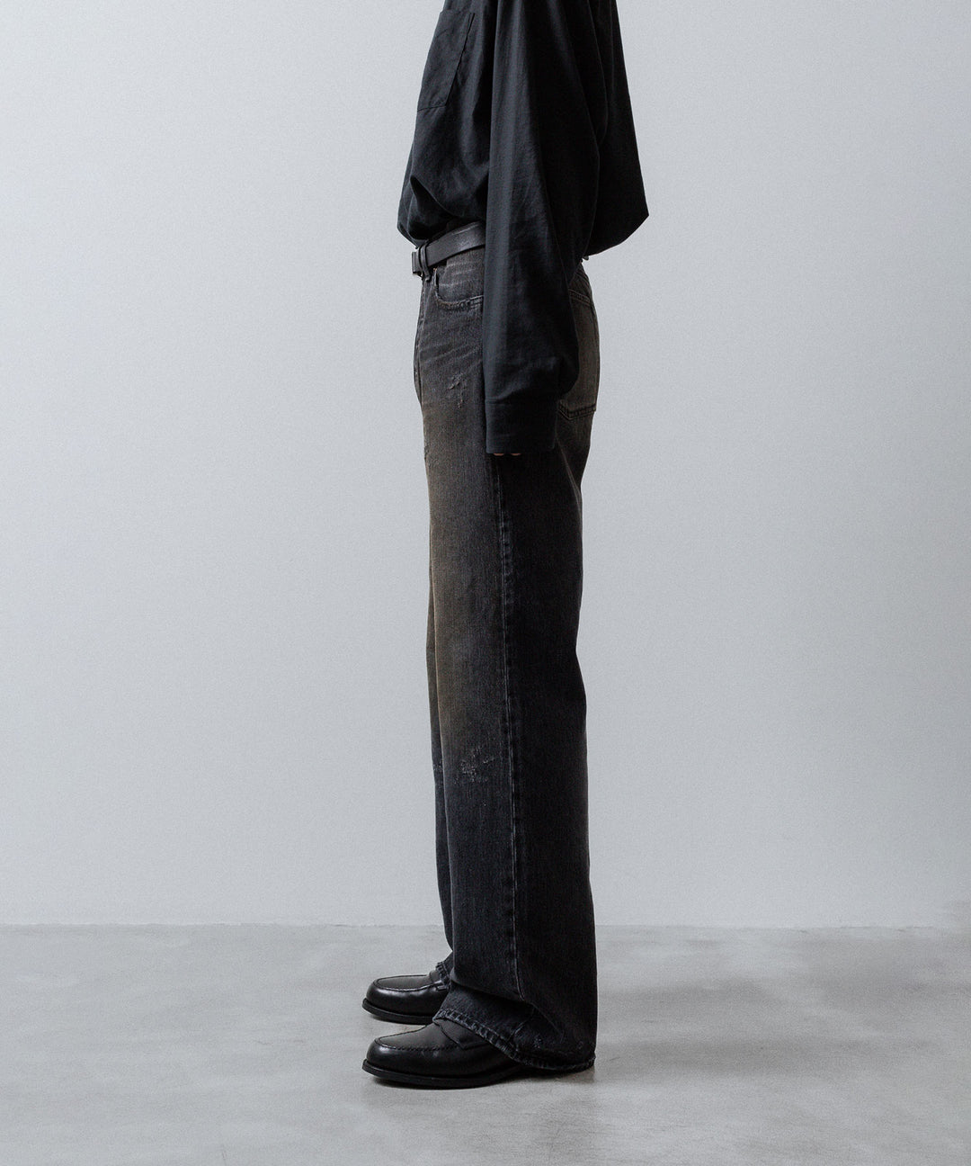 ssstein(シュタイン)のFLARE DENIM JEANS - BLACKの公式通販サイトsession福岡セレクトショップ