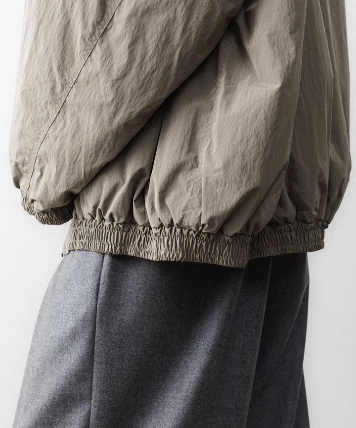 ssstein(シュタイン)のWINDPROOF NYLON PADDED HOOD JACKET - TAUPEの公式通販サイトsession福岡セレクトショップ