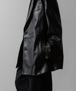 画像をギャラリービューアに読み込む, ssstein(シュタイン)の24AWコレクション LEATHER DOUBLE BRESTED JACKET - BLACK 公式通販サイトsession福岡セレクトショップ
