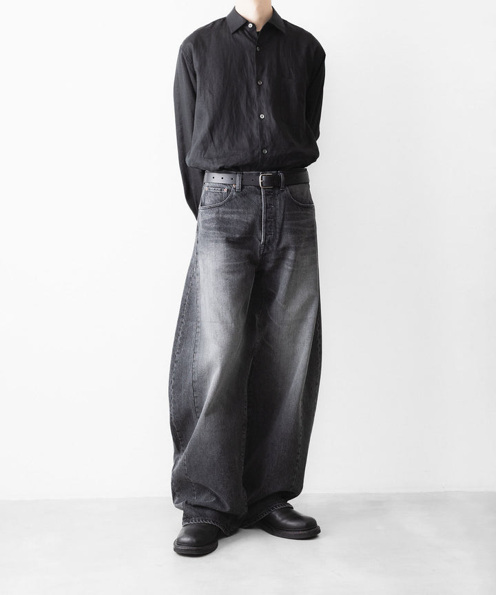 ssstein(シュタイン)のDEFORMATION WIDE DENIM PANTS - BLACKの公式通販サイトsession福岡セレクトショップ