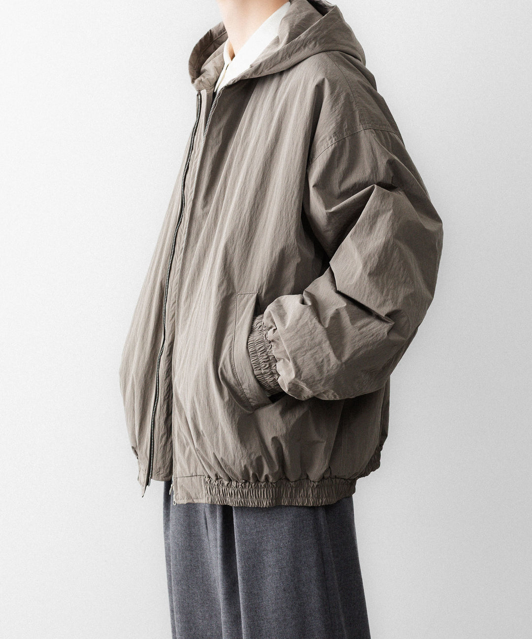 ssstein(シュタイン)のWINDPROOF NYLON PADDED HOOD JACKET - TAUPEの公式通販サイトsession福岡セレクトショップ