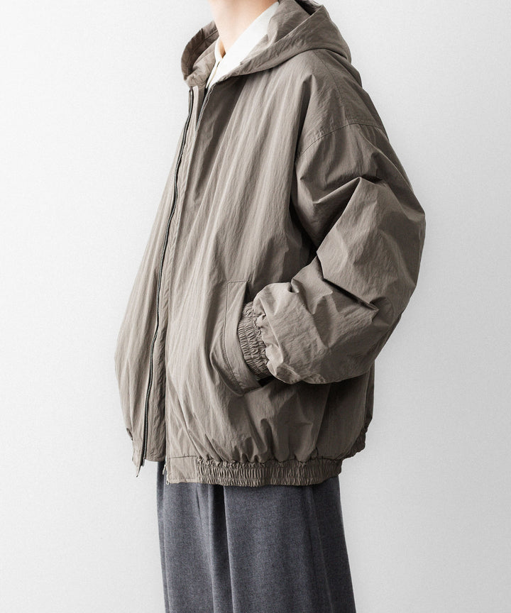 ssstein(シュタイン)のWINDPROOF NYLON PADDED HOOD JACKET - TAUPEの公式通販サイトsession福岡セレクトショップ