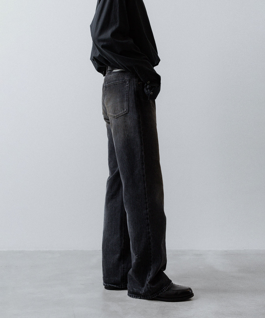 ssstein(シュタイン)のFLARE DENIM JEANS - BLACKの公式通販サイトsession福岡セレクトショップ