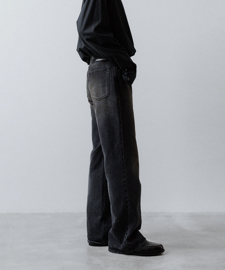 ssstein(シュタイン)のFLARE DENIM JEANS - BLACKの公式通販サイトsession福岡セレクトショップ