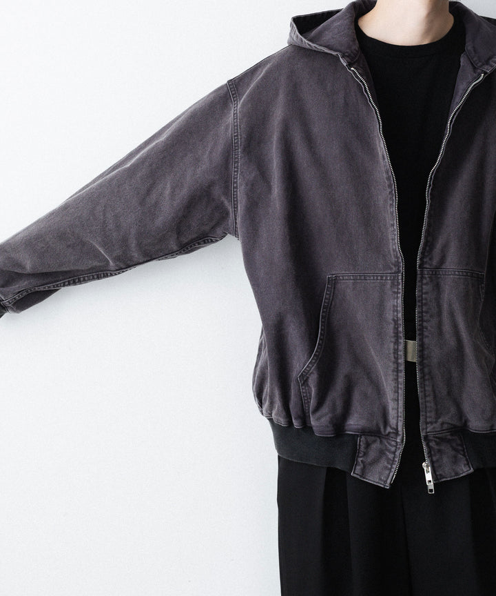 ssstein(シュタイン)のSULFUR DYED OXFORD VINTAGE HOOD JACKET - BLACKの公式通販サイトsession福岡セレクトショップ