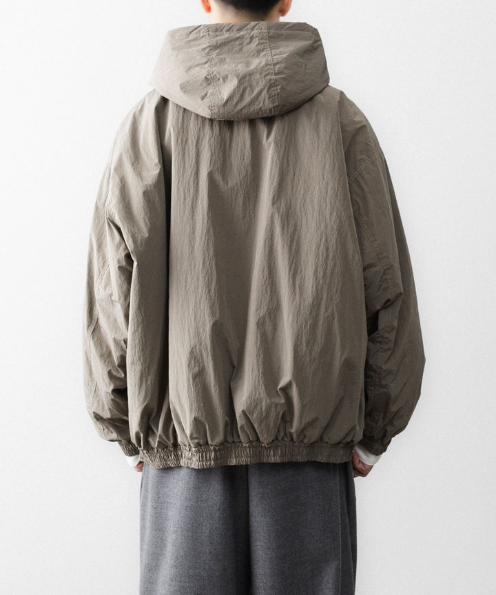 ssstein(シュタイン)のWINDPROOF NYLON PADDED HOOD JACKET - TAUPEの公式通販サイトsession福岡セレクトショップ