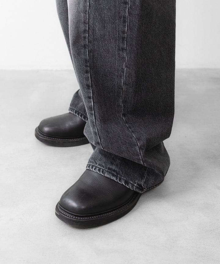 ssstein(シュタイン)のDEFORMATION WIDE DENIM PANTS - BLACKの公式通販サイトsession福岡セレクトショップ