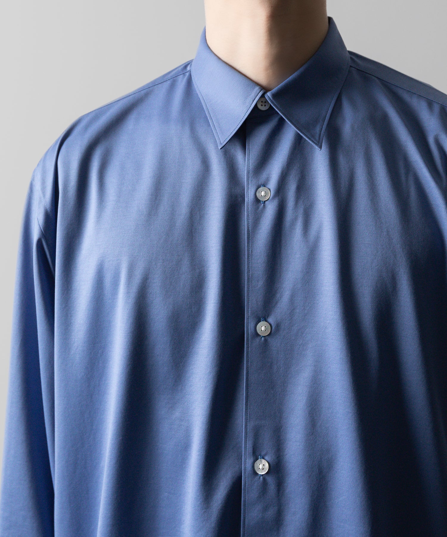 KANEMASA PHIL. カネマサフィルの46G MODEST SHIRT - ULTRAMARINEの公式通販サイトsession福岡セレクトショップ