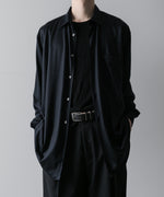 画像をギャラリービューアに読み込む, INTÉRIM(インテリム)のEXTRA FINE MERINO WOOL JERSEY L/S REGULAR SHIRT - D.NAVYの公式通販サイトsession福岡セレクトショップ
