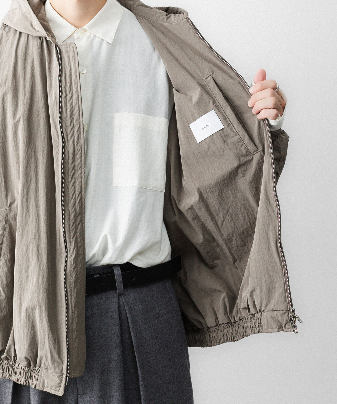 ssstein(シュタイン)のWINDPROOF NYLON PADDED HOOD JACKET - TAUPEの公式通販サイトsession福岡セレクトショップ