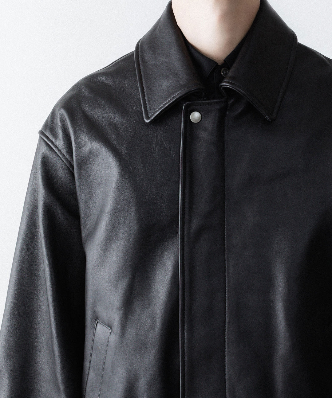 ssstein(シュタイン)のSHEEP LEATHER ZIP SHORT JACKET - BLACKの公式通販サイトsession福岡セレクトショップ