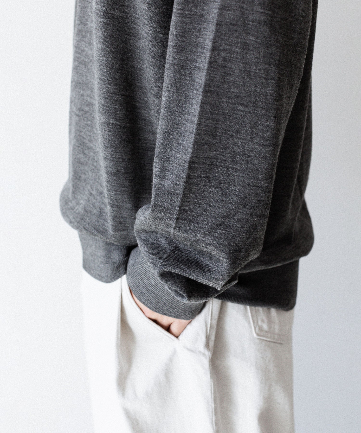 UMEDA ウメダニットの16GG CREW NECK PULLOVER - GREYの公式通販サイトsession福岡セレクトショップ