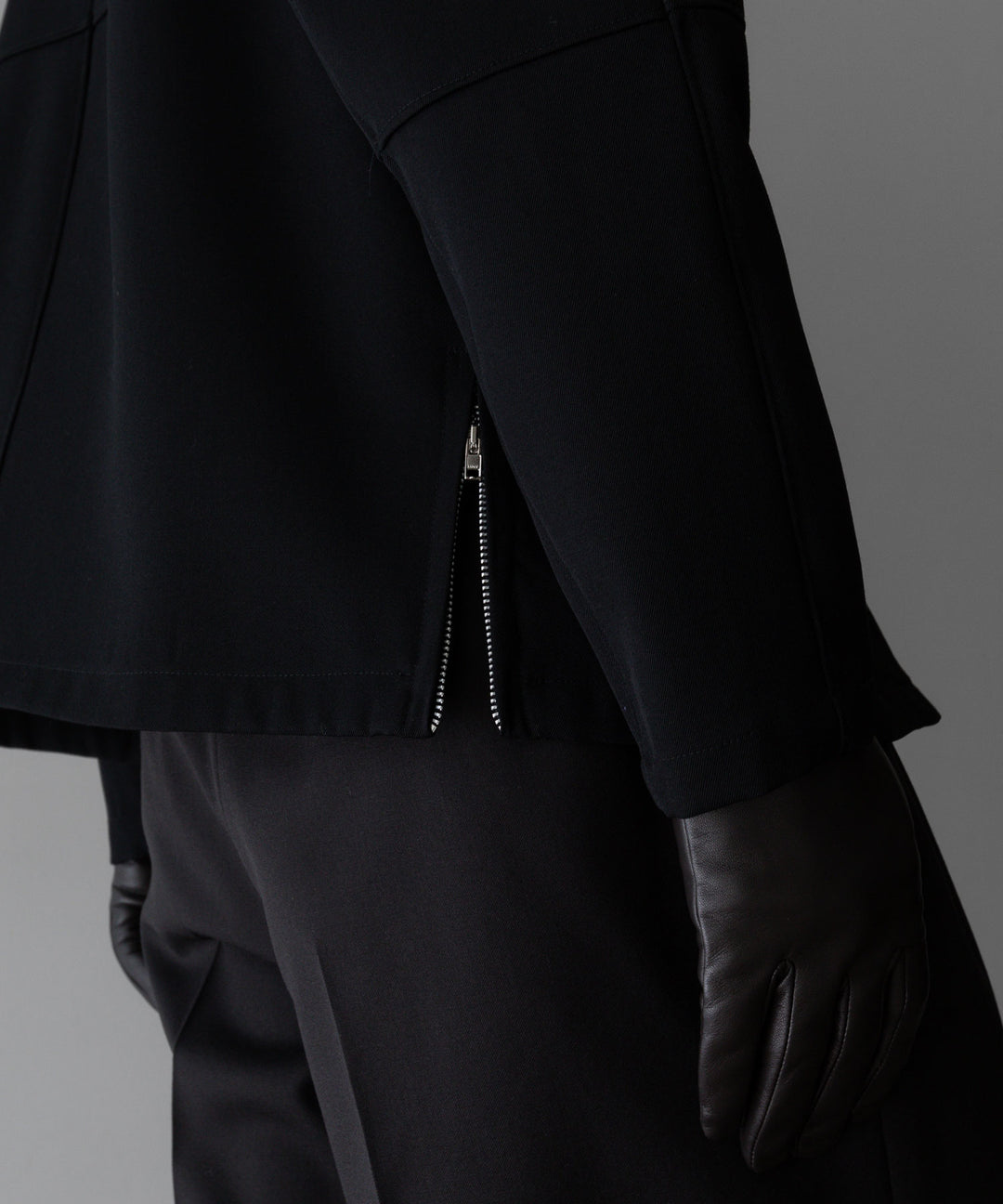 【INTÉRIM】インテリム PURE BLACK WOOL DRIVING JACKET - BLACK sessionセッション福岡セレクトショップ  公式通販サイト