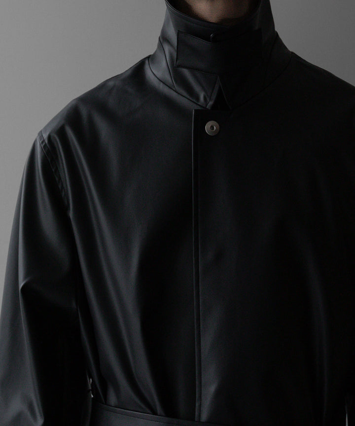 stein(シュタイン)の24SSコレクションOVERSIZED BALMACAAN COATのBLACK(COATING)